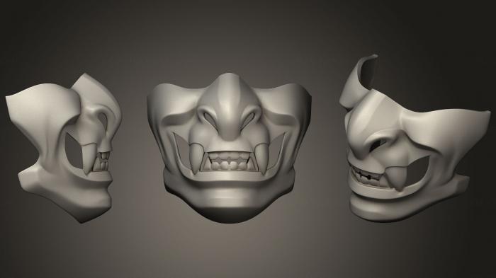 Mask (MS_0320) 3D model for CNC machine